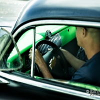 Inside a Havana Taxi
